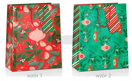 Torba prezentowa Boże Narodzenie 33x10x45cm MIX