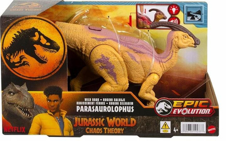 JURASSIC WORLD CHAOS THEORY EPIC EVOLUTIONS DINOZAUR Parasaurolophus 28cm HTK75