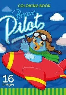 Kolorowanka A5 16 obrazków Dzielny pilot