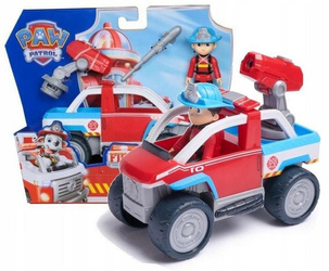 PSI PATROL FIRE RESCUE POJAZD RATUNKOWY + figurka Rydera w stroju strażaka 6073897