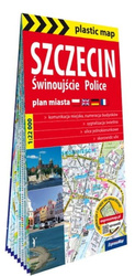 Plastic map Szczecin, Świnoujście, Police w.2025
