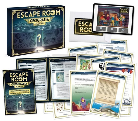 Gra escape room. Geografia