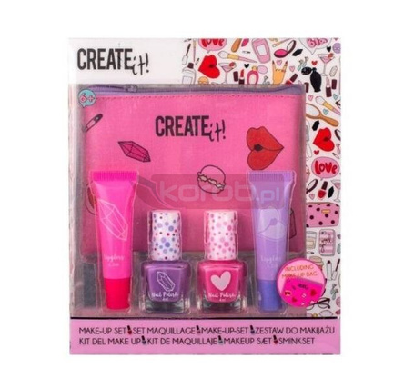 Zestaw makeup z kosmetyczką CREATE IT!