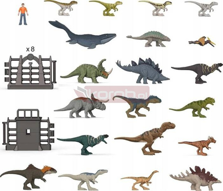 JURASSIC WORLD CHAOS THEORY KALENDARZ ADWENTOWY 2024 JBG37