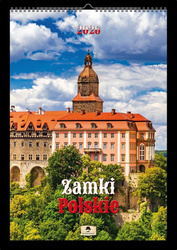 Kalendarz 2026 ścienny zamki polskie