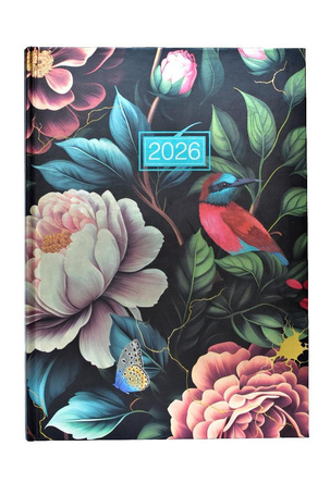 Terminarz 2026 tygodniowy A4 metalic połysk MIX