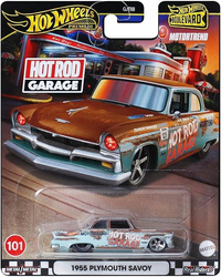 HOT WHEELS PREMIUM BOULEVARD #101 1955 Plymouth Savoy HRT58