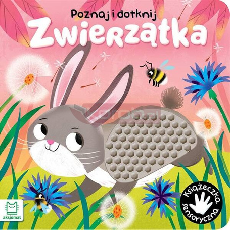 Poznaj i dotknij Zwierzątka Książeczka sensoryczna