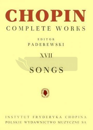 Chopin Complete Works XVII Pieśni PWM