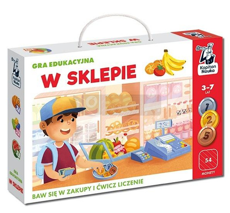 Kapitan Nauka. W sklepie. Gra edukacyjna