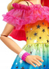 DUŻA LALKA BARBIE 71 cm w kolorowej sukience HJX98