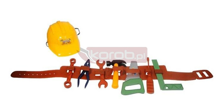 Zestaw narzędzia z kaskiem