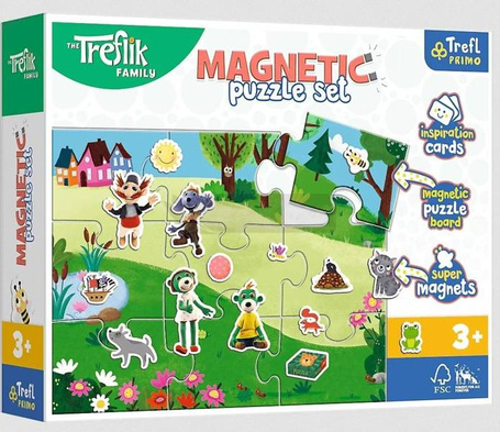 Puzzle magnetyczne Treflikowy dzień TREFL