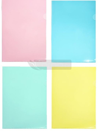 Ofertówka A4 PP pastel mix (8szt)