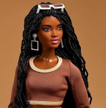 LALKA BARBIE SIGNATURE You Create Barbie Basics Neutral Kit 002 JJX36