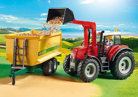 Playmobil Country 70131 Duży traktor z przyczepą