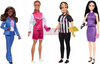 LALKA BARBIE ŚWIAT SPORTU ZESTAW 4 LALEK trenerka sędzia reporterka menedż HKT80
