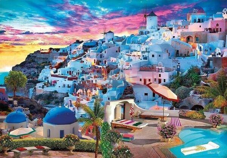 Puzzle 500 Compact Greece View