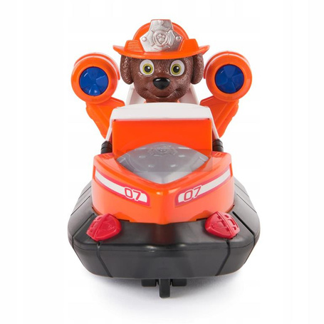 PSI PATROL FIRE RESCUE POJAZD RATUNKOWY motorówka + figurka Zuma i szopa 6072684