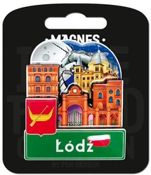 Magnes I love Poland Łódż ILP-MAG-C-LOD-28
