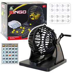 Bingo maszyna losująca 80 kulek 20 kart