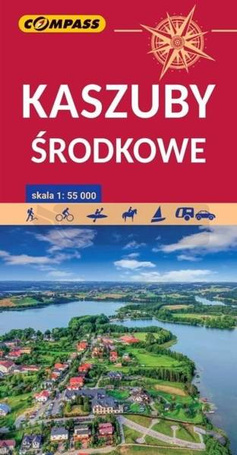 Mapa turystyczna - Kaszuby Środkowe 1:55 000