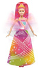 Barbie Tęczowa Księżniczka ze światełkami