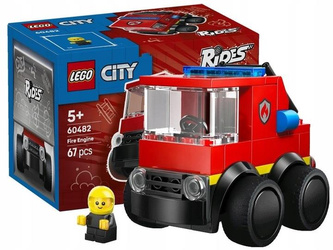 KLOCKI LEGO CITY 60482 Pojazdy Wóz strażacki, zestaw klocków +5