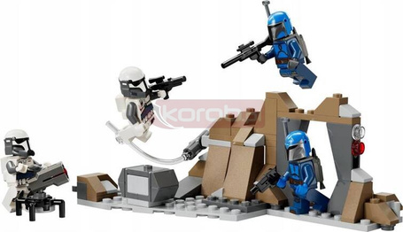 LEGO STAR WARS MANDALORIAN 75373 ZASADZKA NA MANDALORZE ZESTAW BITEWNY