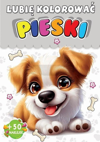 Kolorowanka Pieski + 50 naklejek