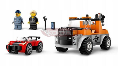 LEGO CITY 60435 SAMOCHÓD POMOCY DROGOWEJ I NAPRAWA AUTA SPORTOWEGO zestaw
