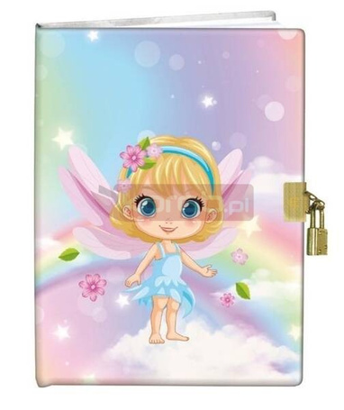 Pamiętnik z kłódką 13x18cm Bajeczny 60K gładki