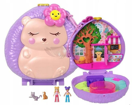 LALKA POLLY POCKET KAWIARENKA JEŻYKA zestaw do zabawy HRD37