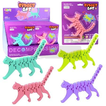 Kot 3D układanka elastyczna MIX