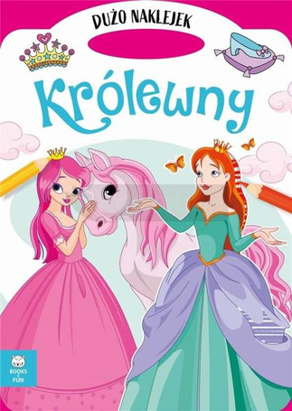 Teczka królewny z podwójnymi naklejkami