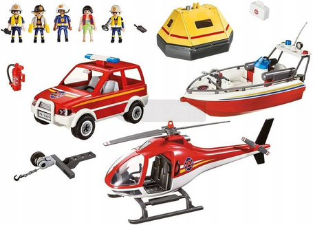 PLAYMOBIL City Action 9319 Misja ratownicza straży pożarnej