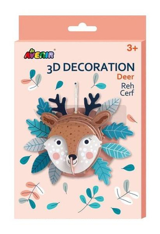 Dekoracje 3D - jeleń