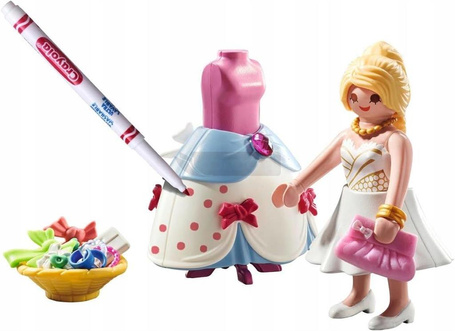 PLAYMOBIL COLOR CRAYOLA 71374 MODNA SUKIENKA