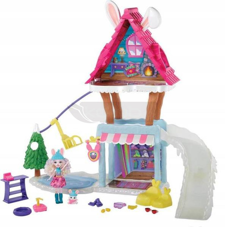 Lalka Enchantimals GJX50 Zimowa chatka