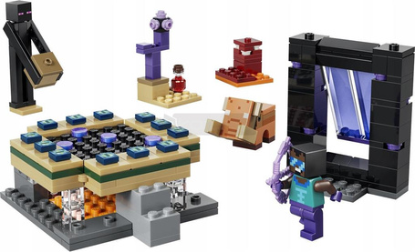 KLOCKI LEGO MINECRAFT 21584 Podróż przez portal Netheru i Kresu, zestaw +7