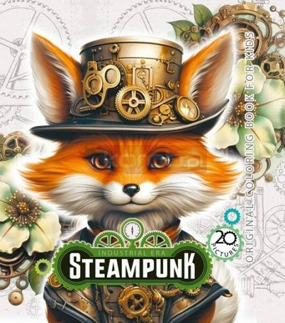 Kolorowanka 160x160 Steampunk Lis