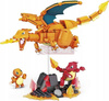 MEGA CONSTRUX KLOCKI 313 el POKEMON CHARMANDER EWOLUCJA HFG06