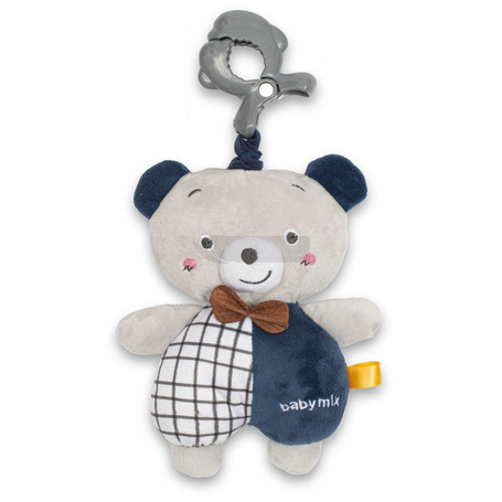 Zawieszka pluszowa Miś niebieski