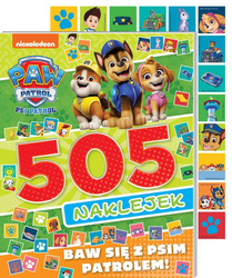 Psi Patrol. 505 naklejek. Baw się z Psim Patrolem