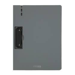 Deska A4 z bocznym klipem szara STRIGO