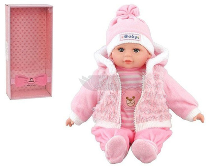 Lalka bobas śpiewa i mówi po polsku 35cm