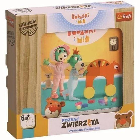 Zabawka drewniana - Poznaj zwierzęta Bobaski i Miś