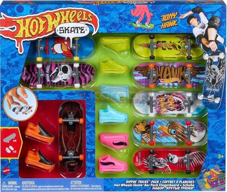 HOT WHEELS Skate Tony Hawk zestaw 8 x DESKOROLKA +buty HMY19