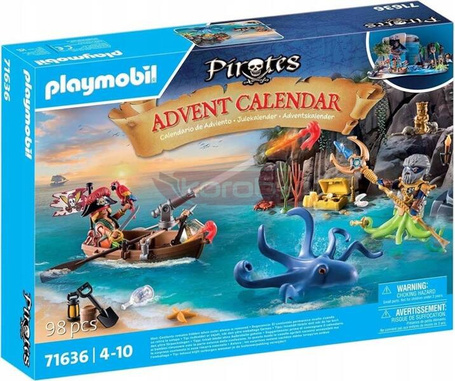 PLAYMOBIL 71636 KALENDARZ ADWENTOWY PIRACI dla dzieci +4 lata