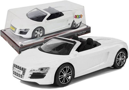 Kabriolet z naciągiem biały 1:18